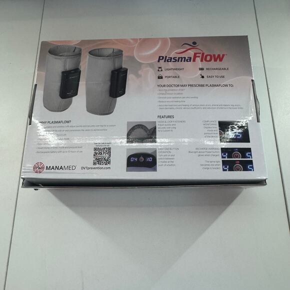 Plasma Flow Mobile Limb Compression Device Blood Pressure - Picture 6 of 6